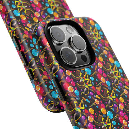 Tough Cases, Sagittarius, Zodiac v1, Bubble Pattern