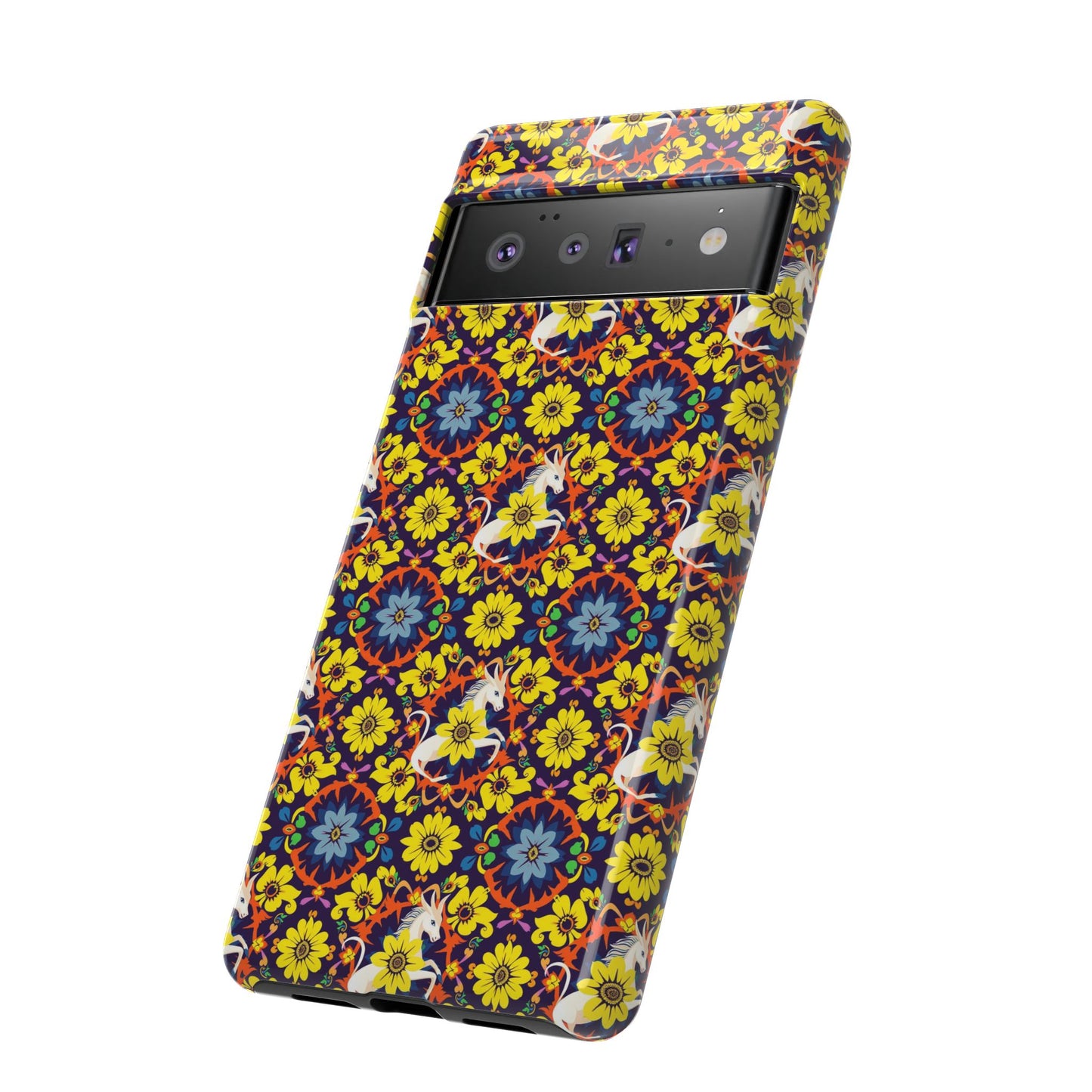 Tough Cases, Aquarius, Zodiac v3, Flower Pattern