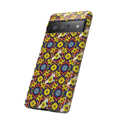 Tough Cases, Aquarius, Zodiac v3, Flower Pattern
