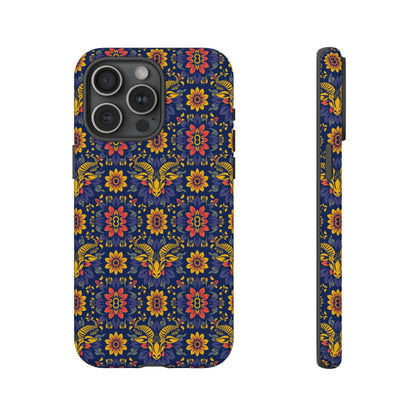 Tough Cases, Taurus, Zodiac v3, Flower Pattern