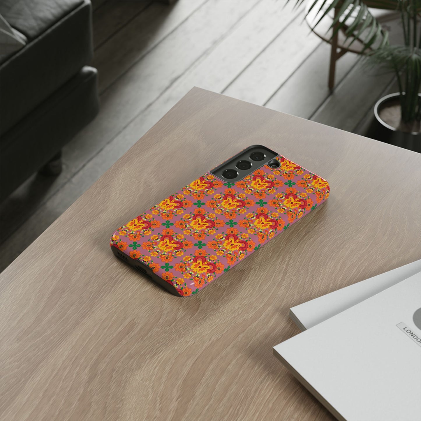 Tough Cases, Aries, Zodiac v1, Flower Pattern