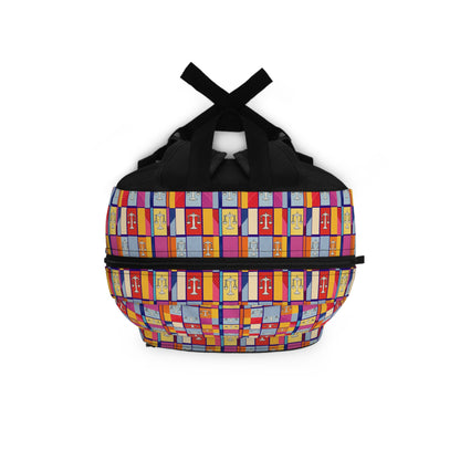 Backpack, Libra, Zodiac v2, Shapes Pattern