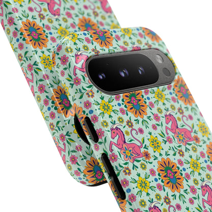 Tough Cases, Aquarius, Zodiac, Flower Pattern