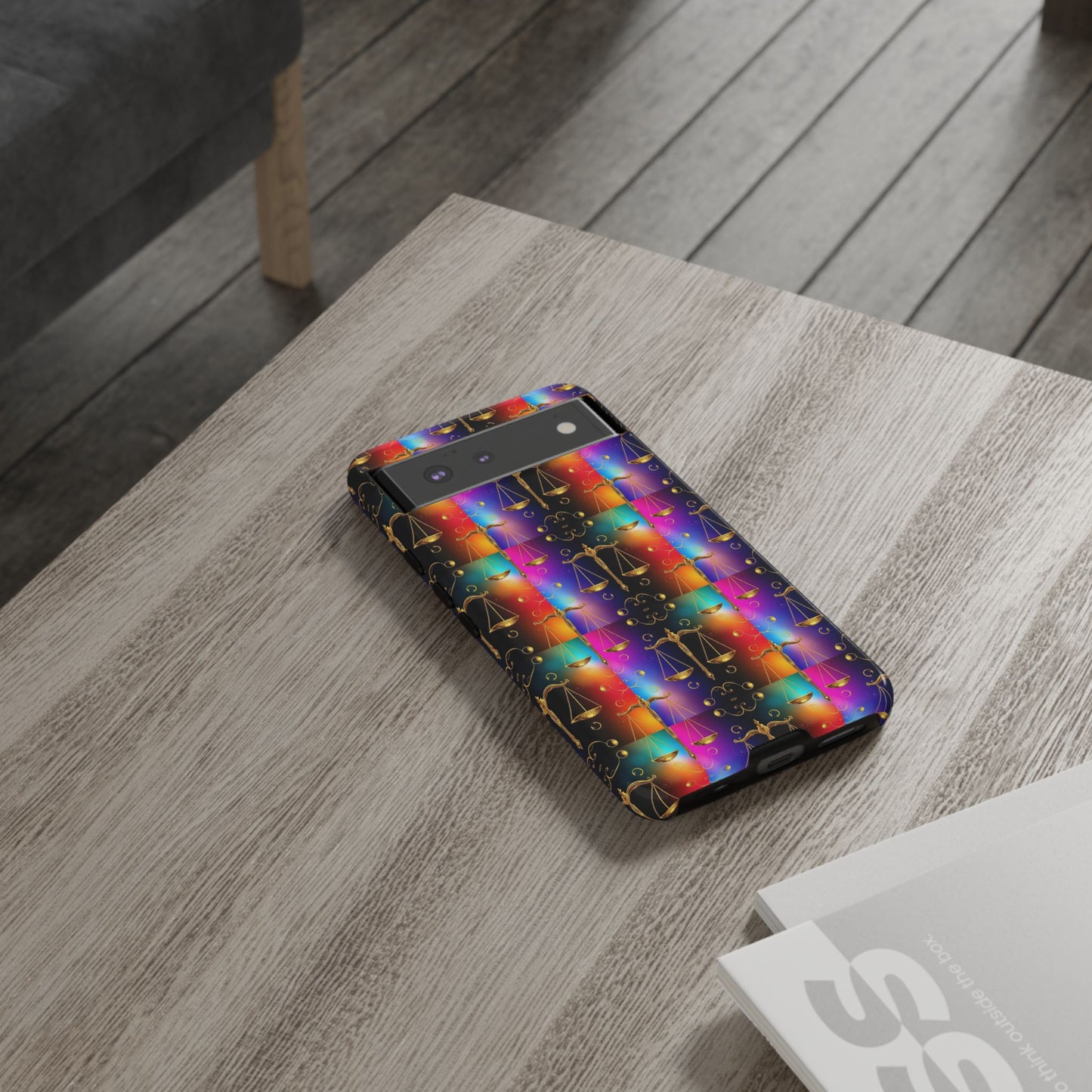 Tough Cases, Libra, Zodiac v1, Metal Pattern