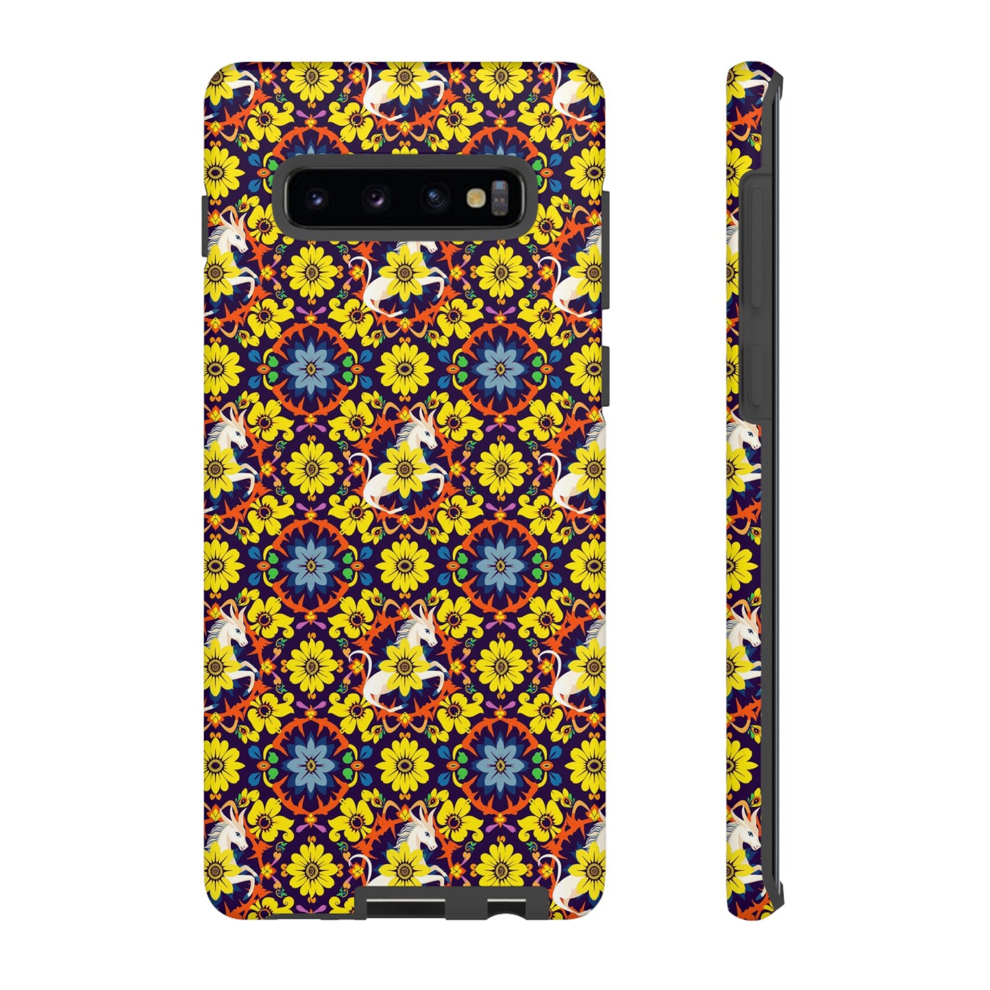 Tough Cases, Aquarius, Zodiac v3, Flower Pattern