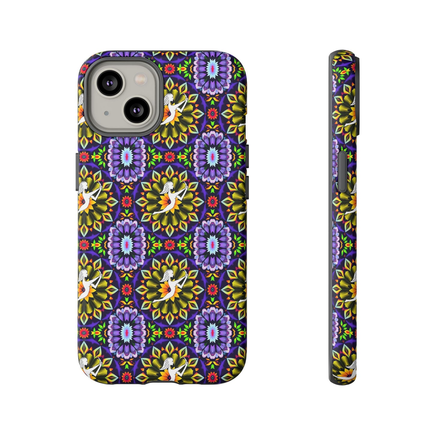 Tough Cases, Sagittarius, Zodiac v1, Flower Pattern