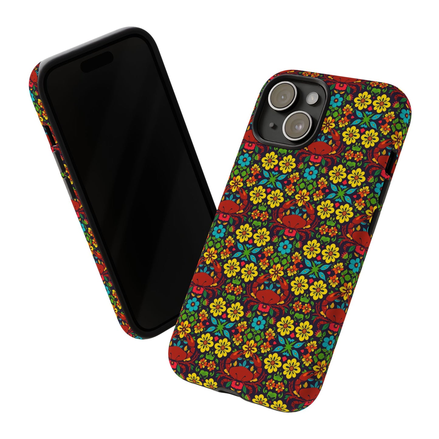 Tough Cases, Cancer, Zodiac v2, Flower Pattern