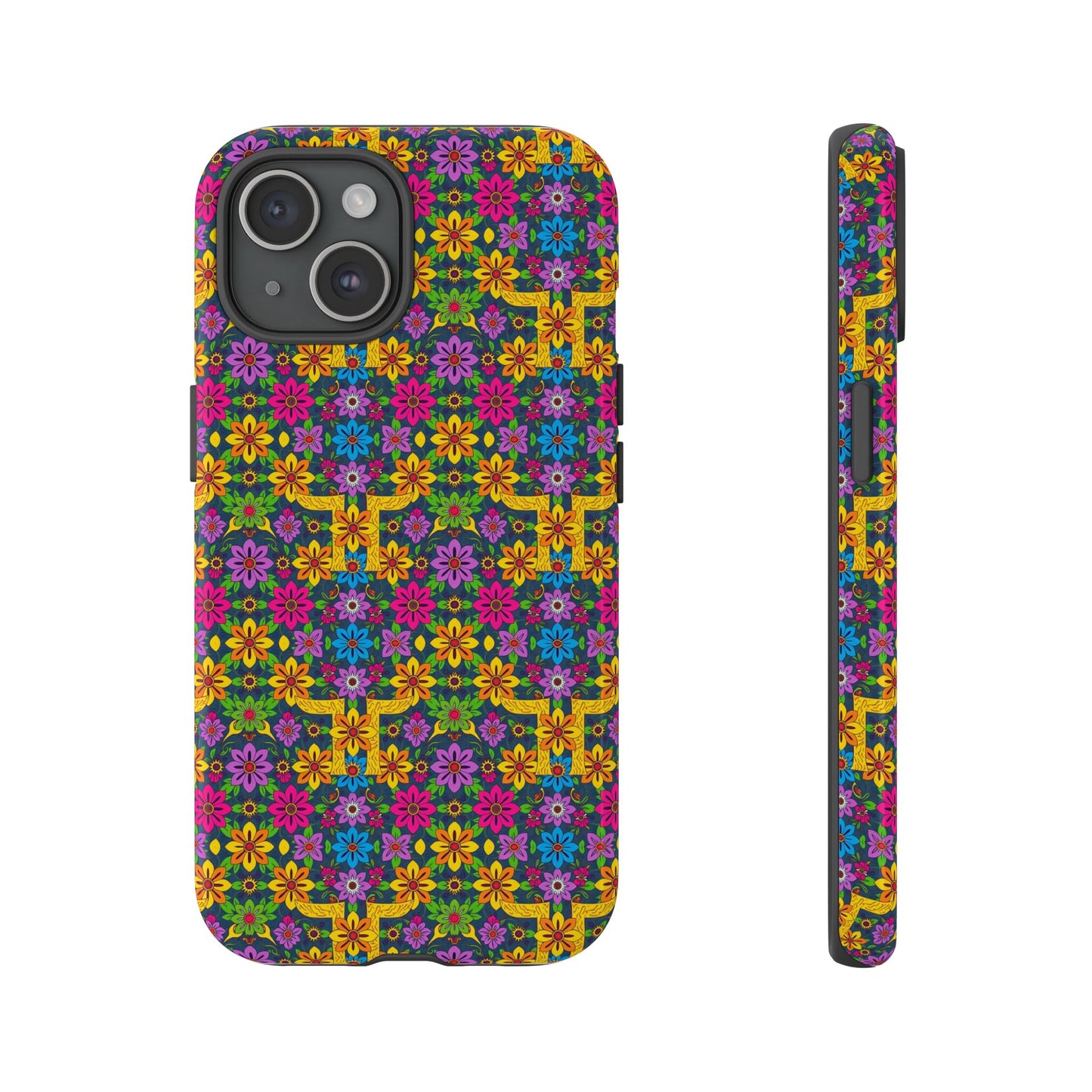 Tough Cases, Gemini, Zodiac v3, Flower Pattern
