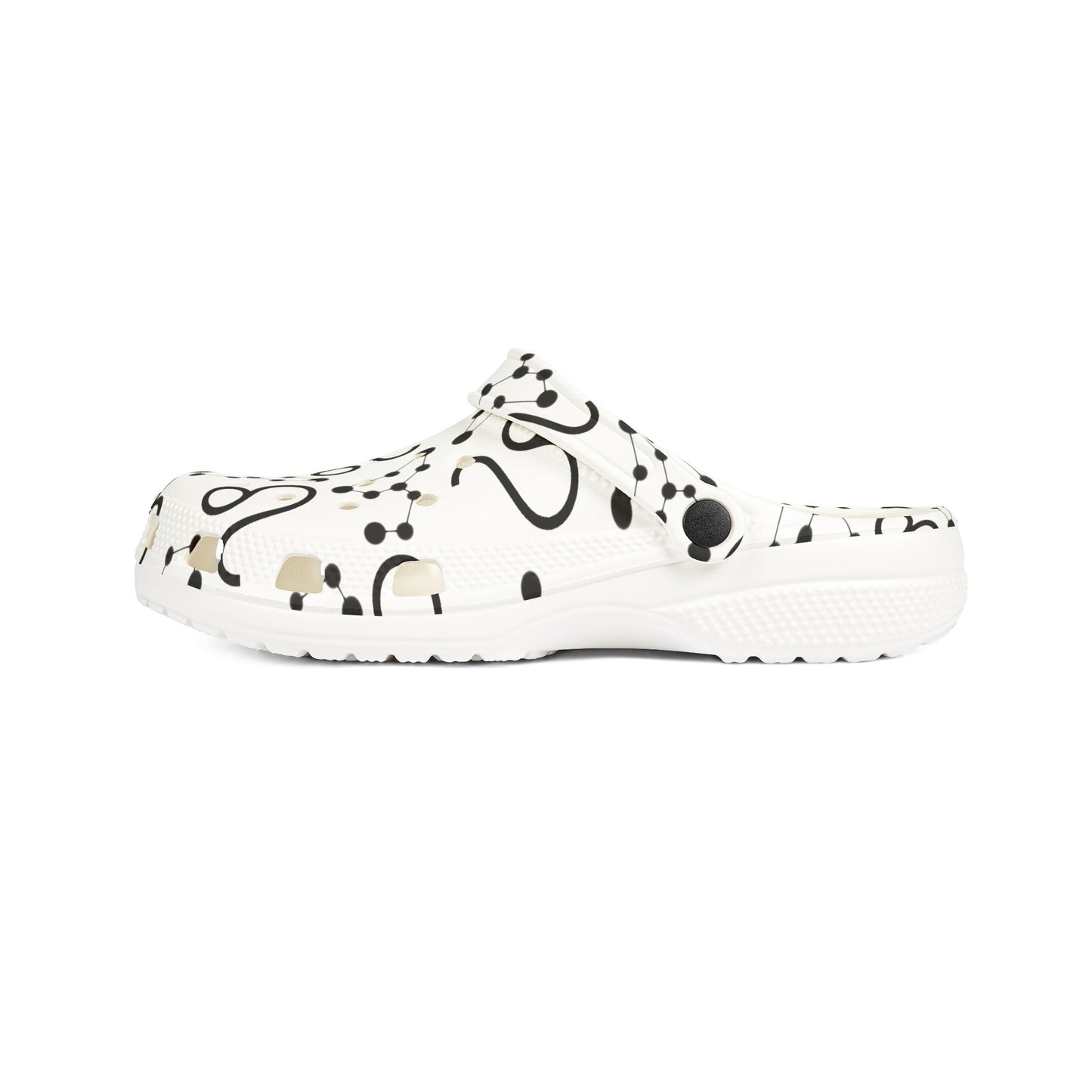 EVA Foam Rubber Shoes (AOP), Material 100% EVA, Leo Zodiac Design