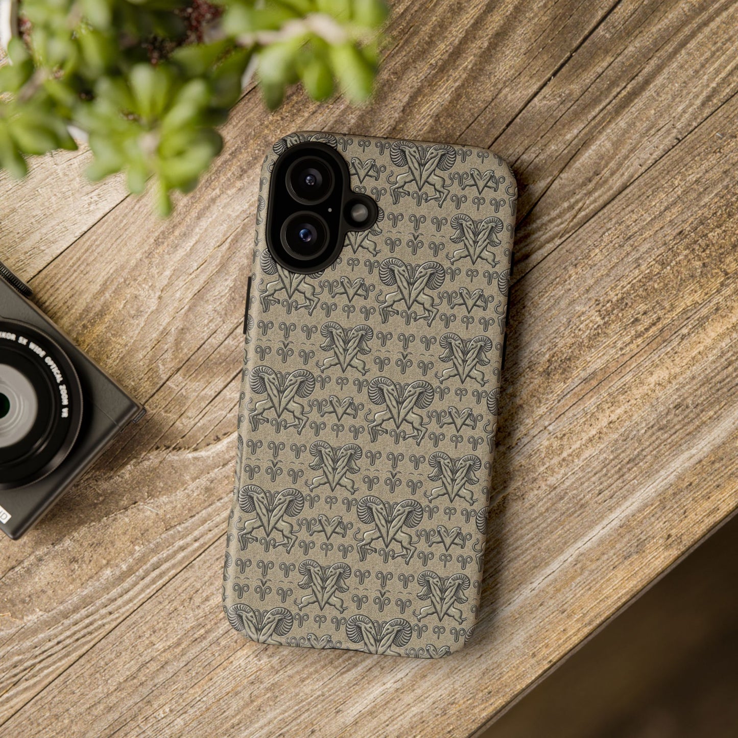 Tough Cases, Aries, Zodiac, Metal Pattern