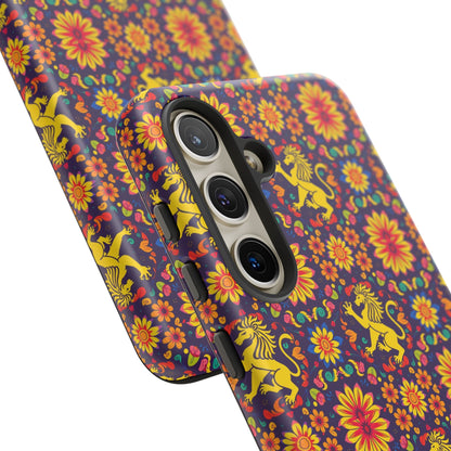 Tough Cases, Leo, Zodiac, Flower Pattern
