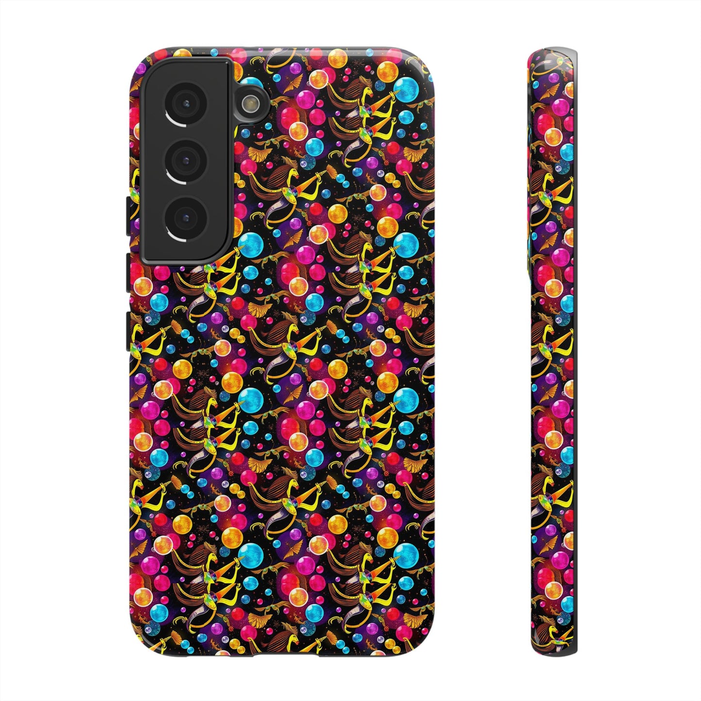 Tough Cases, Sagittarius, Zodiac v1, Bubble Pattern