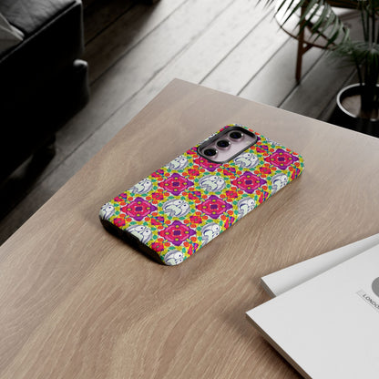 Tough Cases, Pisces, Zodiac v2, Flower Pattern