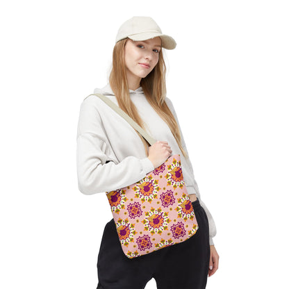 Tote Bag (AOP), Sagittarius, Zodiac, Flower Pattern