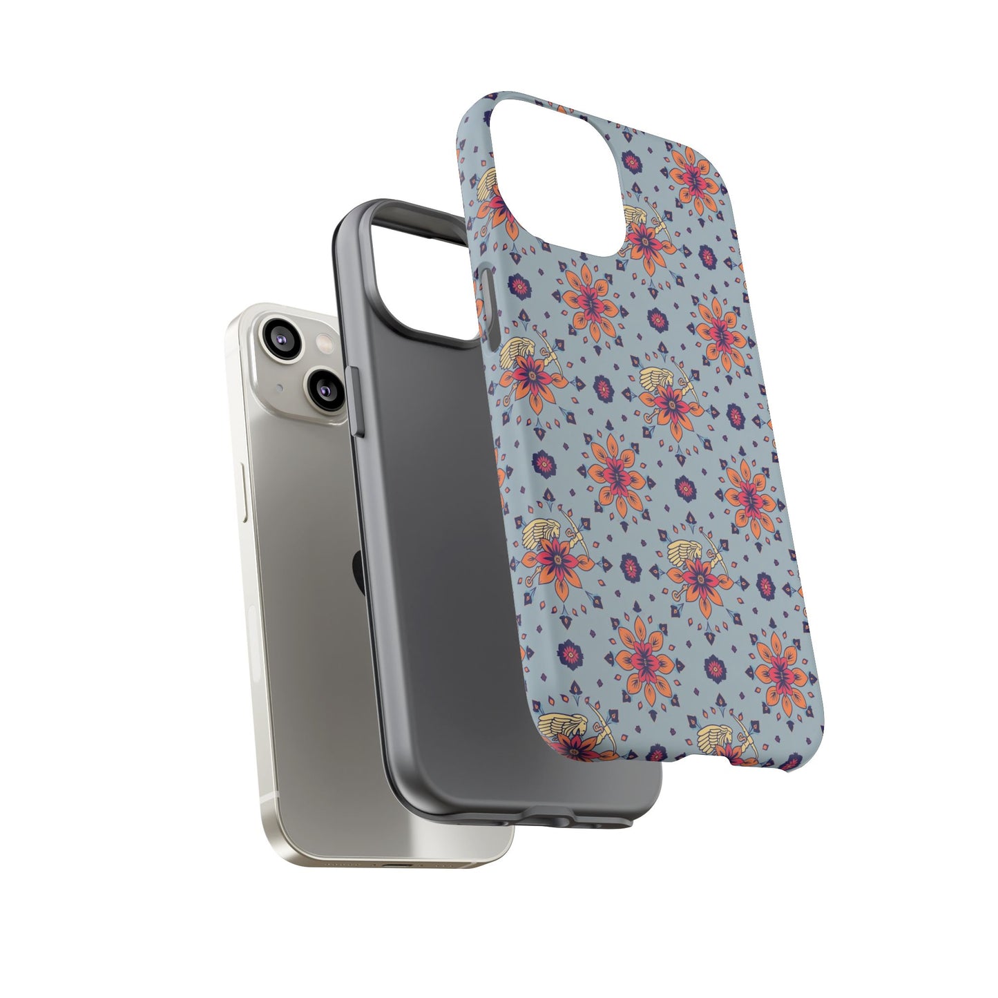 Tough Cases, Sagittarius, Zodiac v3, Flower Pattern