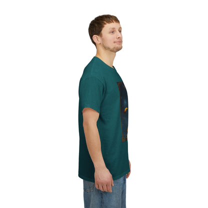 Unisex Heavy Cotton T-Shirt, King of Lions, Leo Zodiac Design