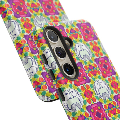 Tough Cases, Pisces, Zodiac v2, Flower Pattern