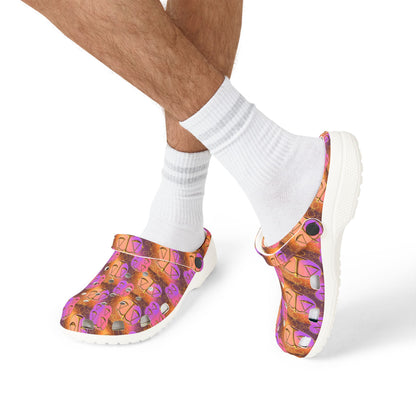 EVA Foam Rubber Shoes, (AOP), Libra, Zodiac, Pattern