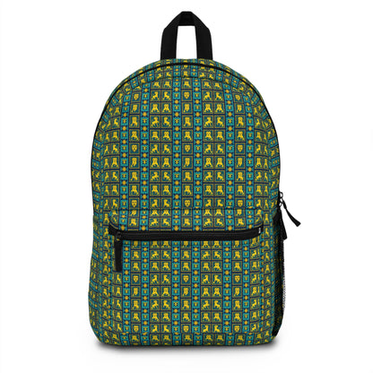 Backpack, Leo, Zodiac v1, Shapes Pattern