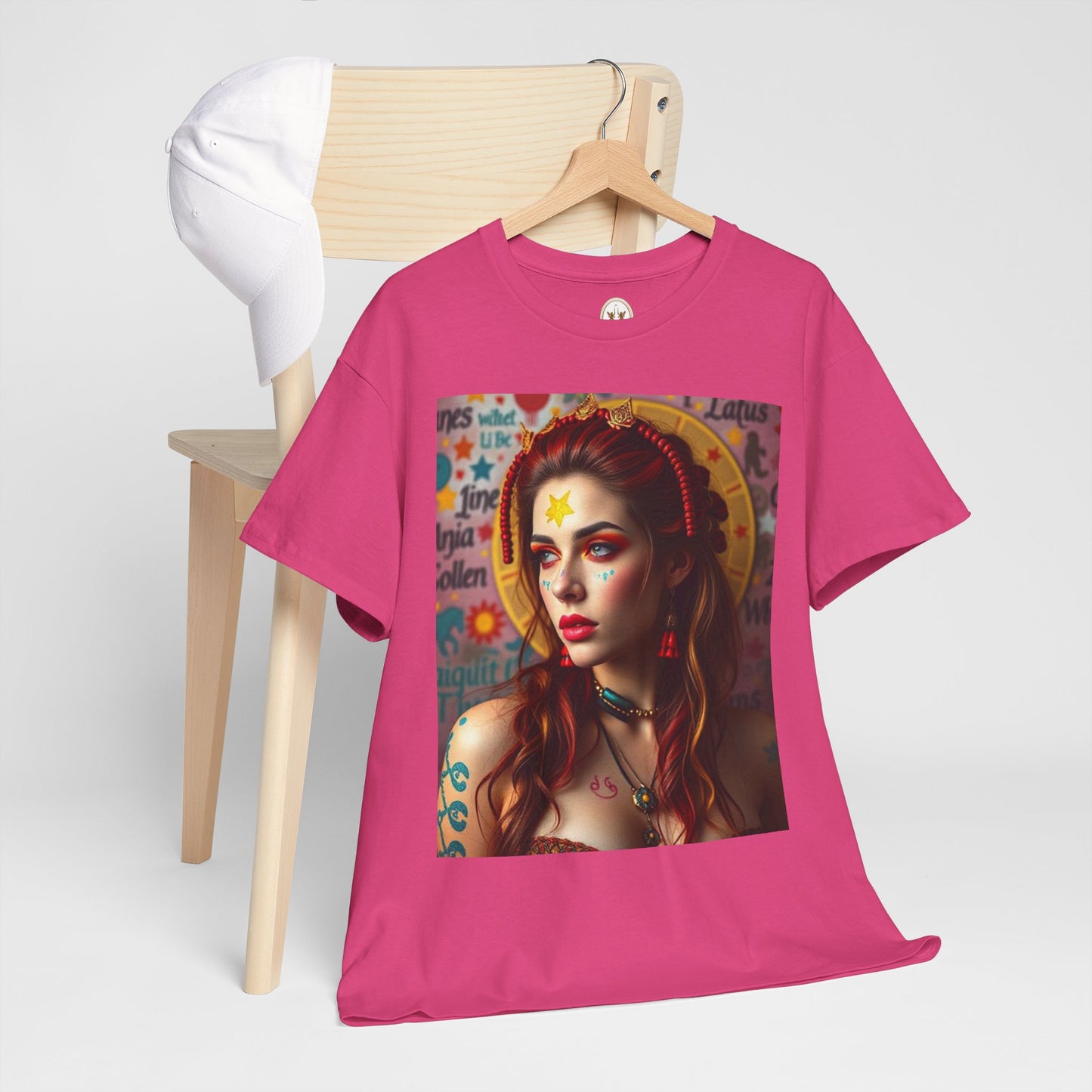 Unisex Heavy Cotton T-Shirt, Sagittarius, Zodiac, Sexy Art