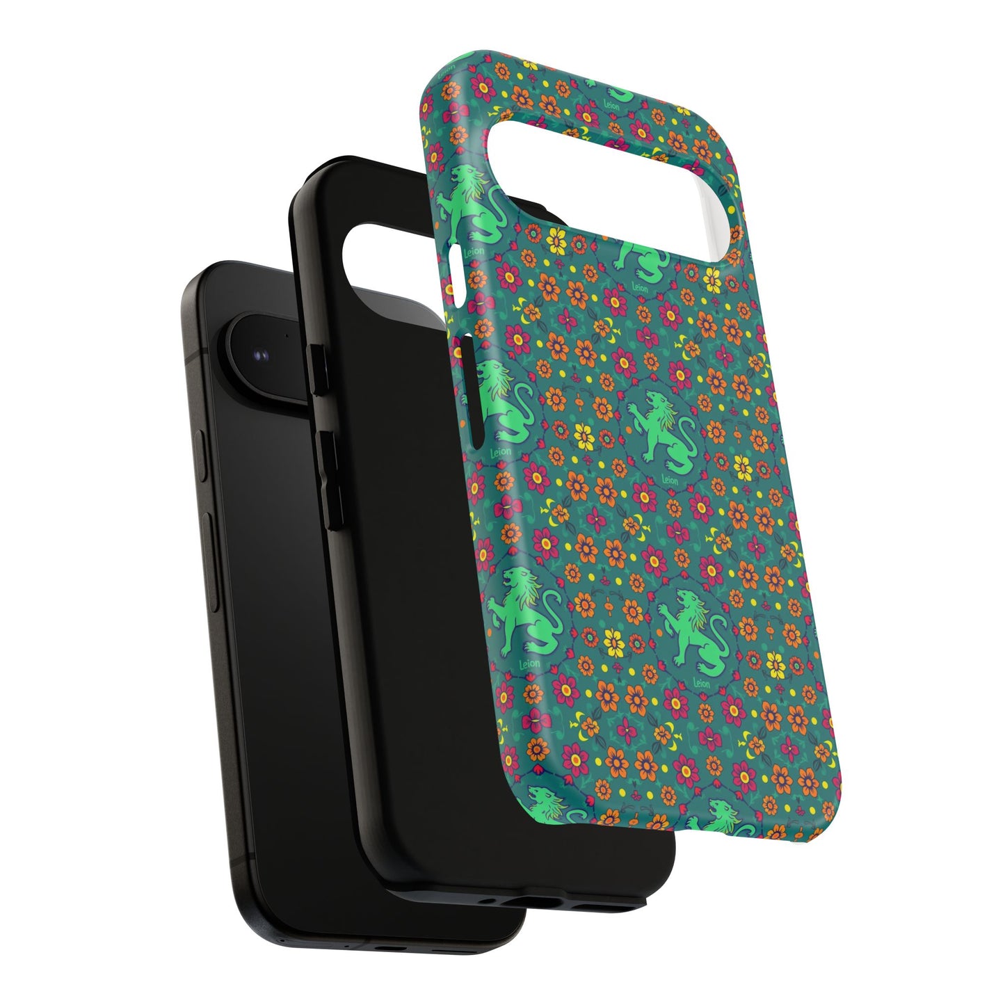 Tough Cases, Leo, Zodiac v3, Flower Pattern