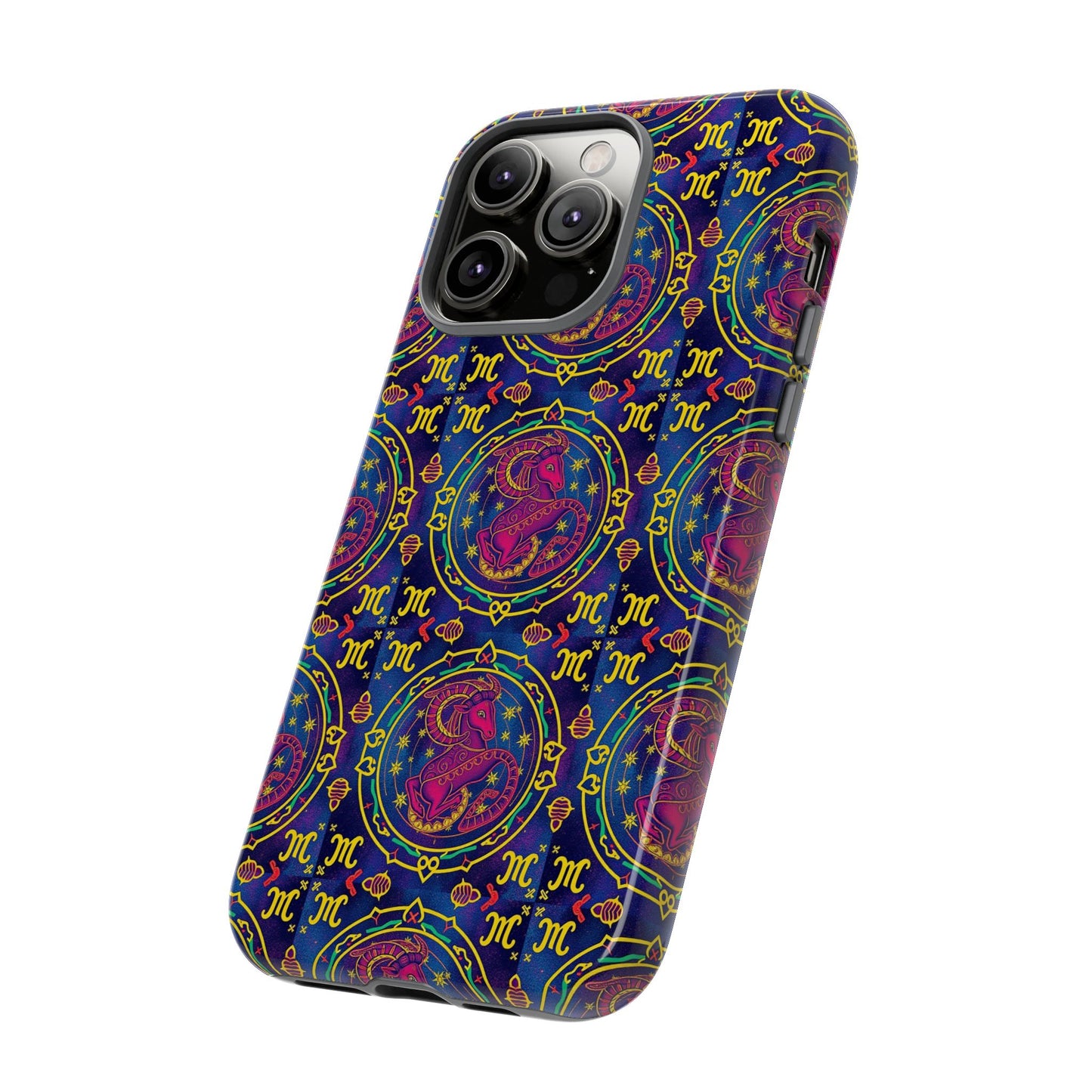 Tough Cases, Capricorn, Zodiac, Metal Pattern