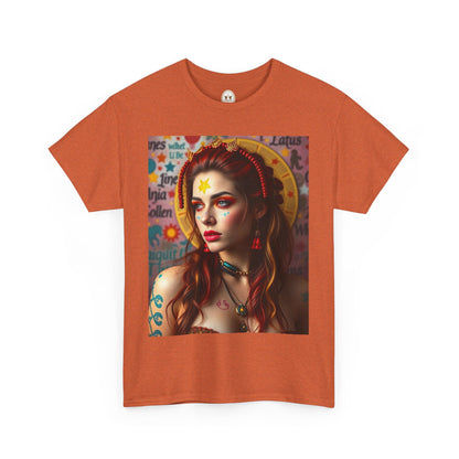 Unisex Heavy Cotton T-Shirt, Sagittarius, Zodiac, Sexy Art