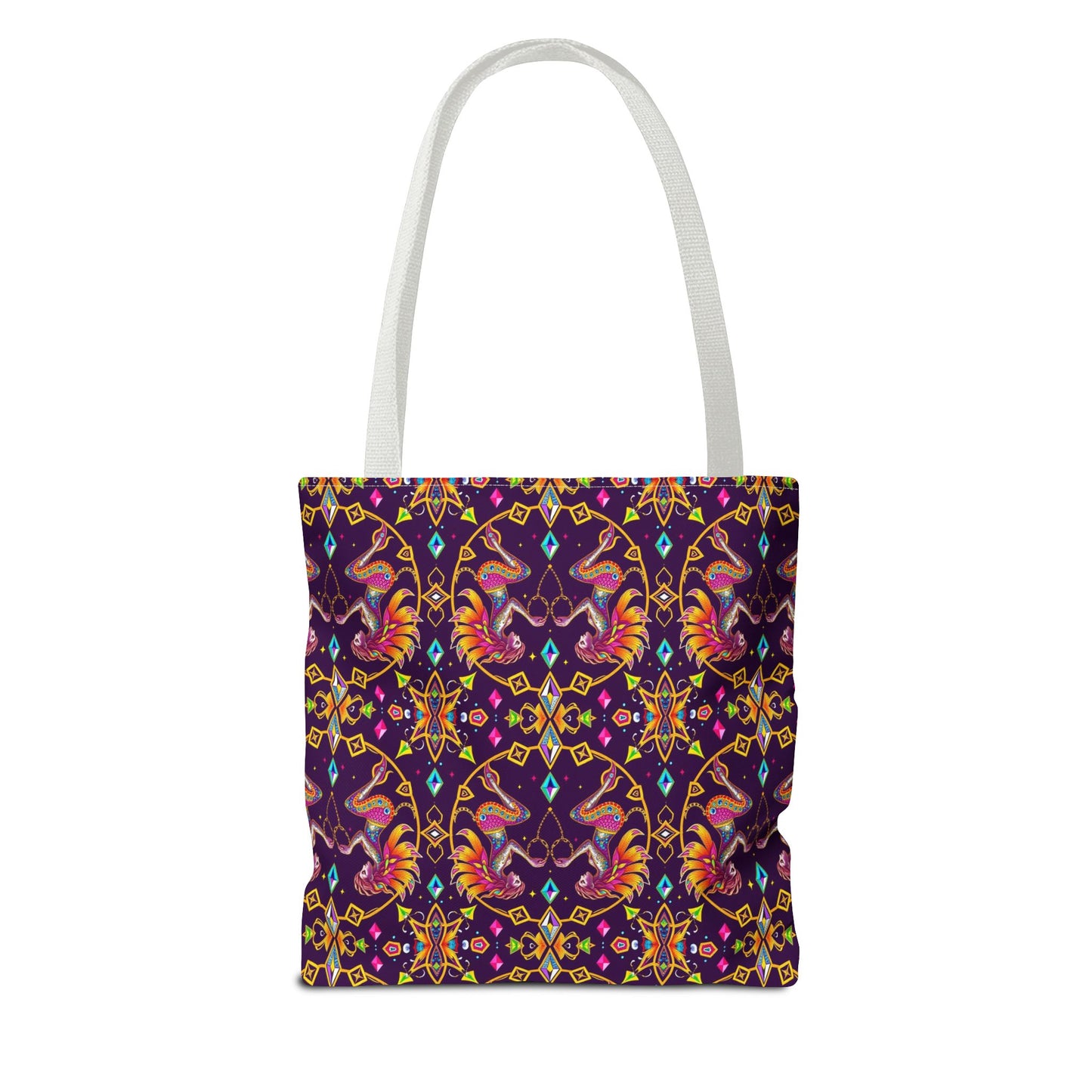Tote Bag (AOP), Gemini, Zodiac, Jewel Pattern