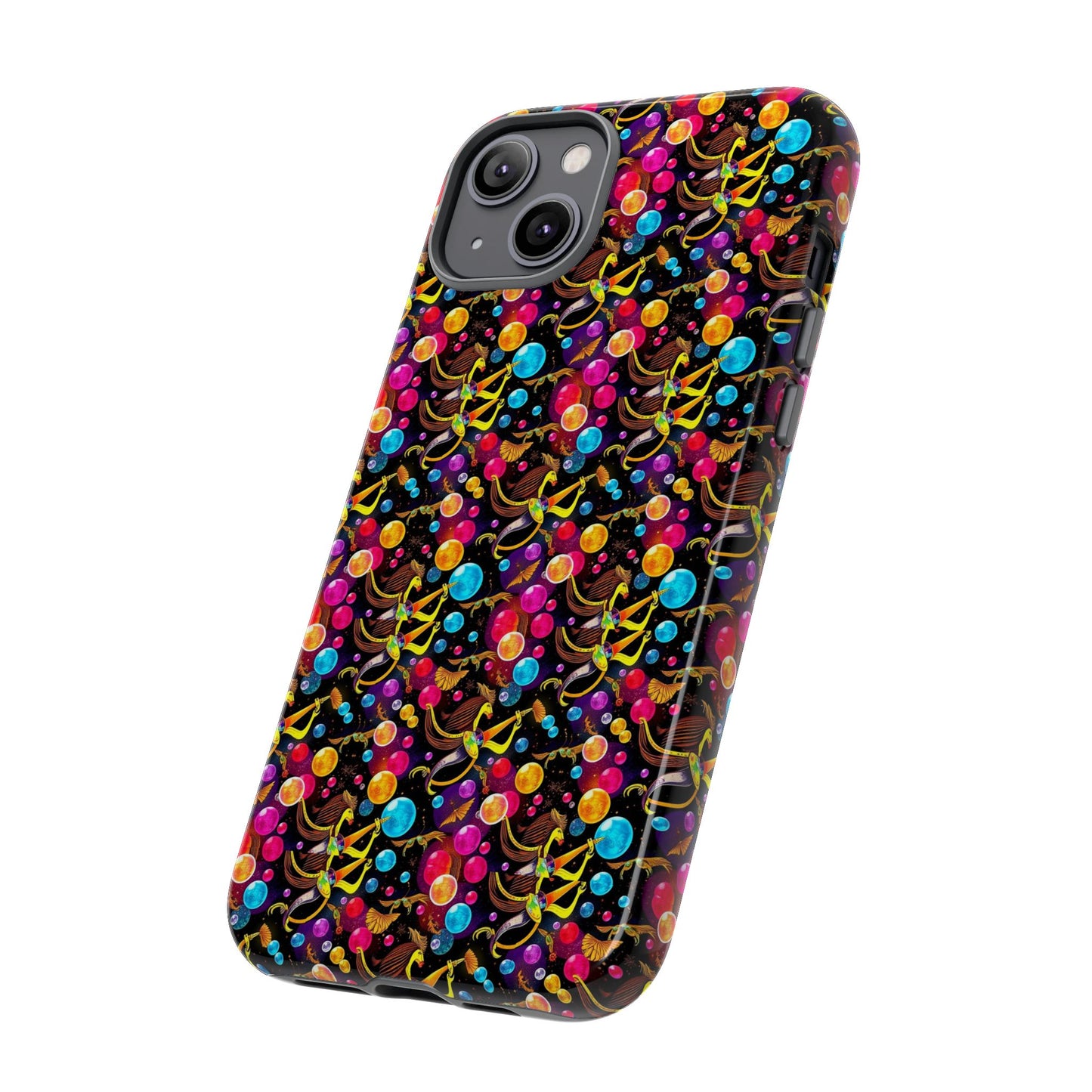 Tough Cases, Sagittarius, Zodiac v1, Bubble Pattern