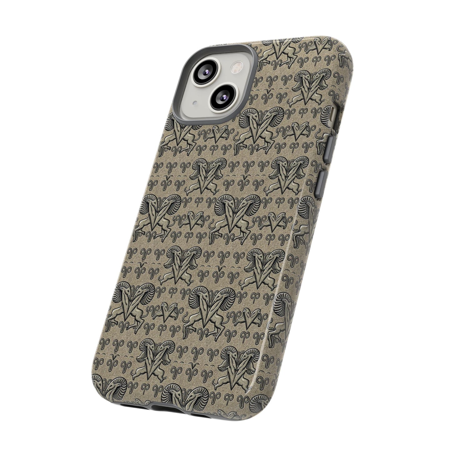 Tough Cases, Aries, Zodiac, Metal Pattern