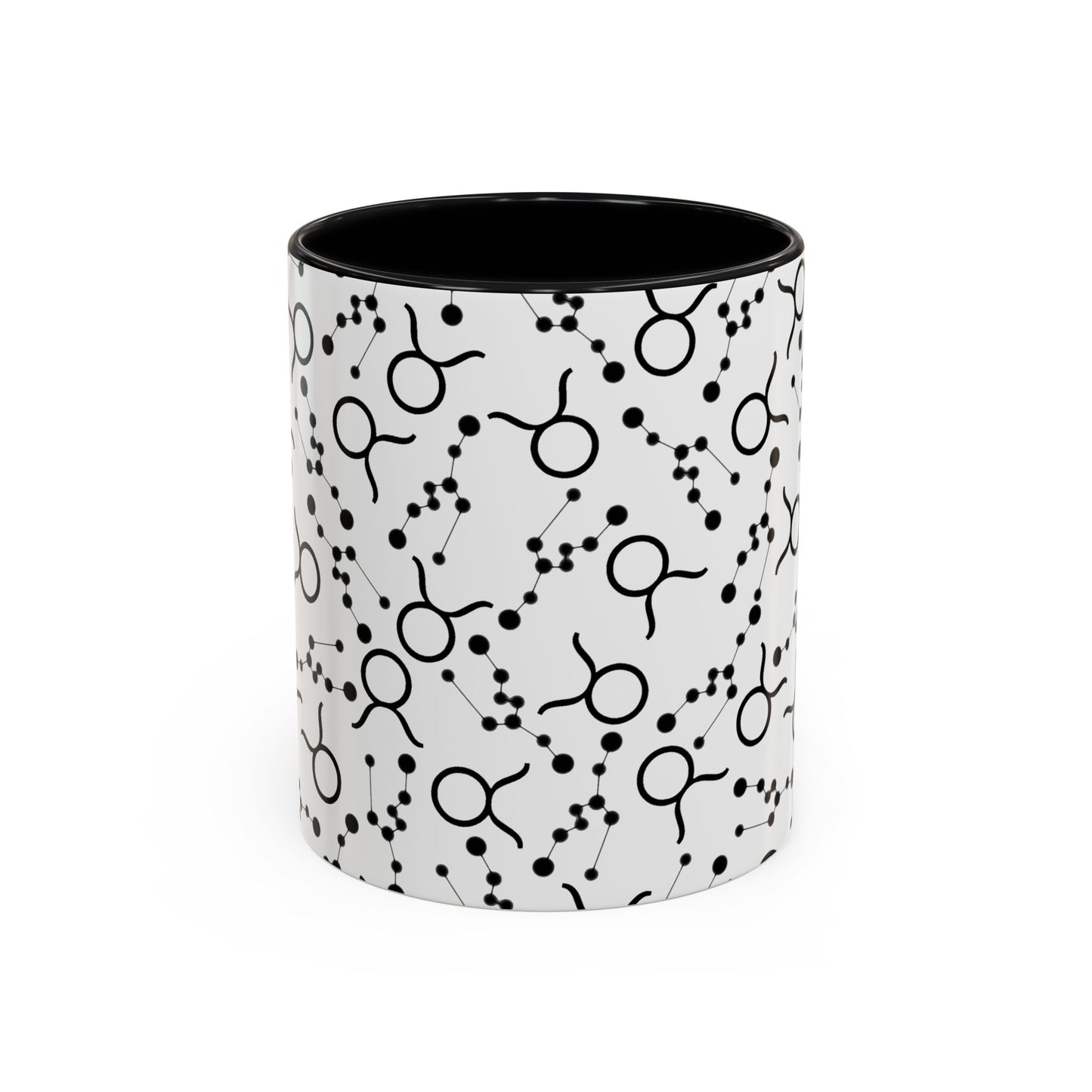Accent Coffee Mug with the Taurus Zodiac sign (11, 15oz)