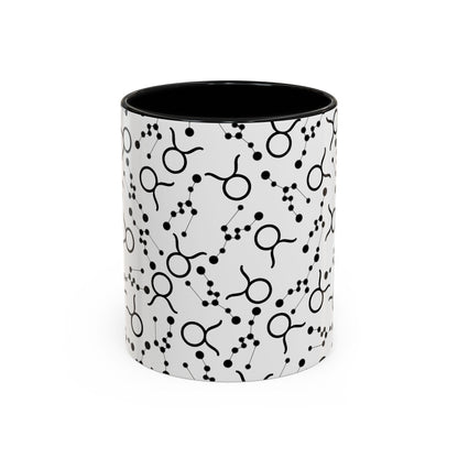 Accent Coffee Mug with the Taurus Zodiac sign (11, 15oz)