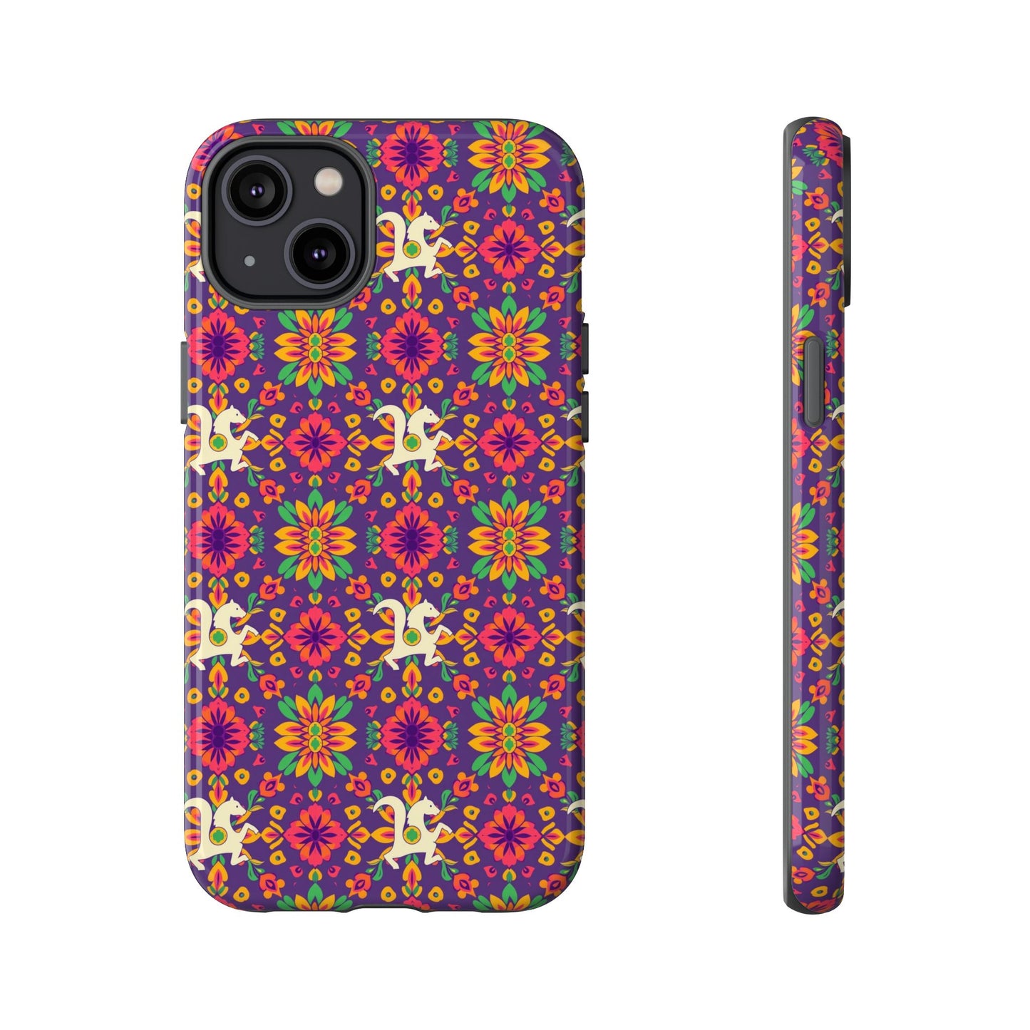 Tough Cases, Aquarius, Zodiac v1, Flower Pattern