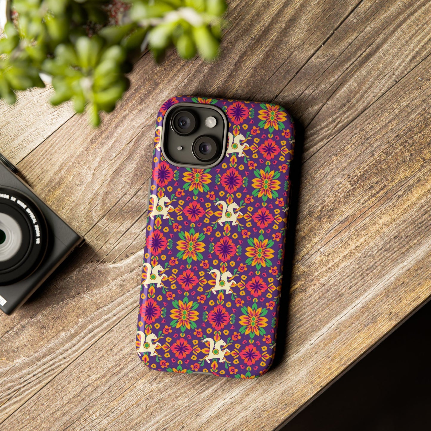 Tough Cases, Aquarius, Zodiac v1, Flower Pattern