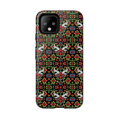 Tough Cases, Taurus, Zodiac v2, Flower Pattern