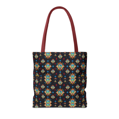 Tote Bag (AOP), Sagittarius, Zodiac v1, Jewel Pattern