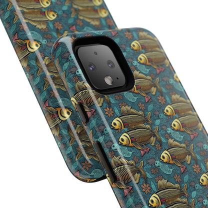 Tough Cases, Pisces, Zodiac v1, Metal Pattern