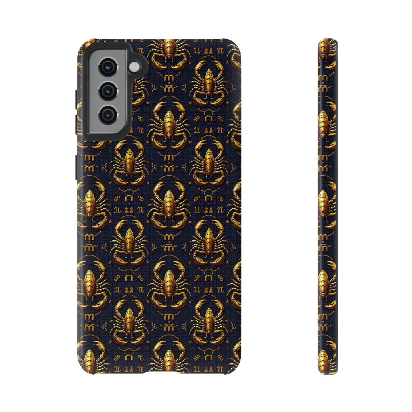 Tough Cases, Scorpio, Zodiac, Metal Pattern