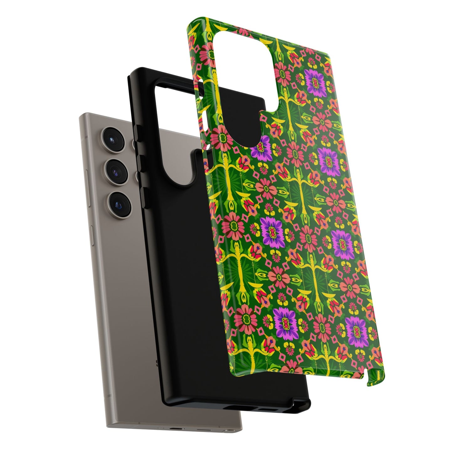Tough Cases, Libra, Zodiac, Flower Pattern