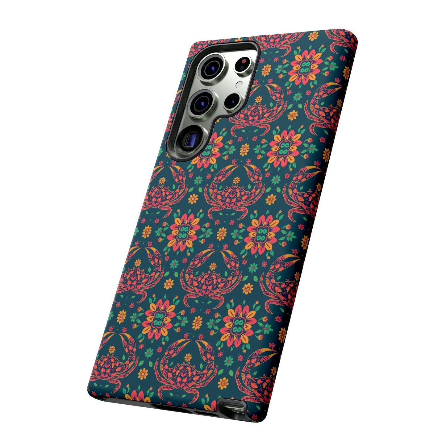 Tough Cases, Cancer, Zodiac v4, Flower Pattern