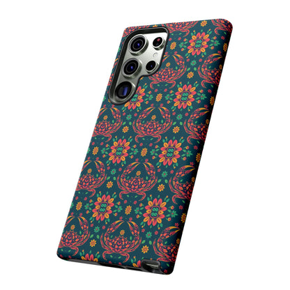 Tough Cases, Cancer, Zodiac v4, Flower Pattern