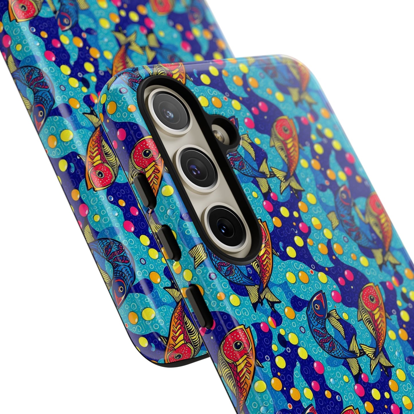 Tough Cases, Pisces, Zodiac v2, Bubble Pattern