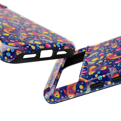 Tough Cases, Pisces, Zodiac, Bubble Pattern