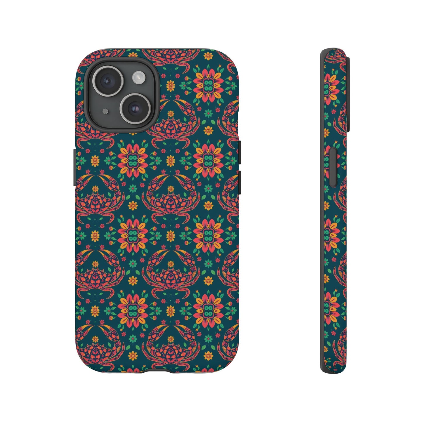Tough Cases, Cancer, Zodiac v4, Flower Pattern