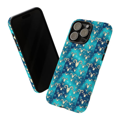 Tough Cases, Aries, Zodiac v1, Bubble Pattern