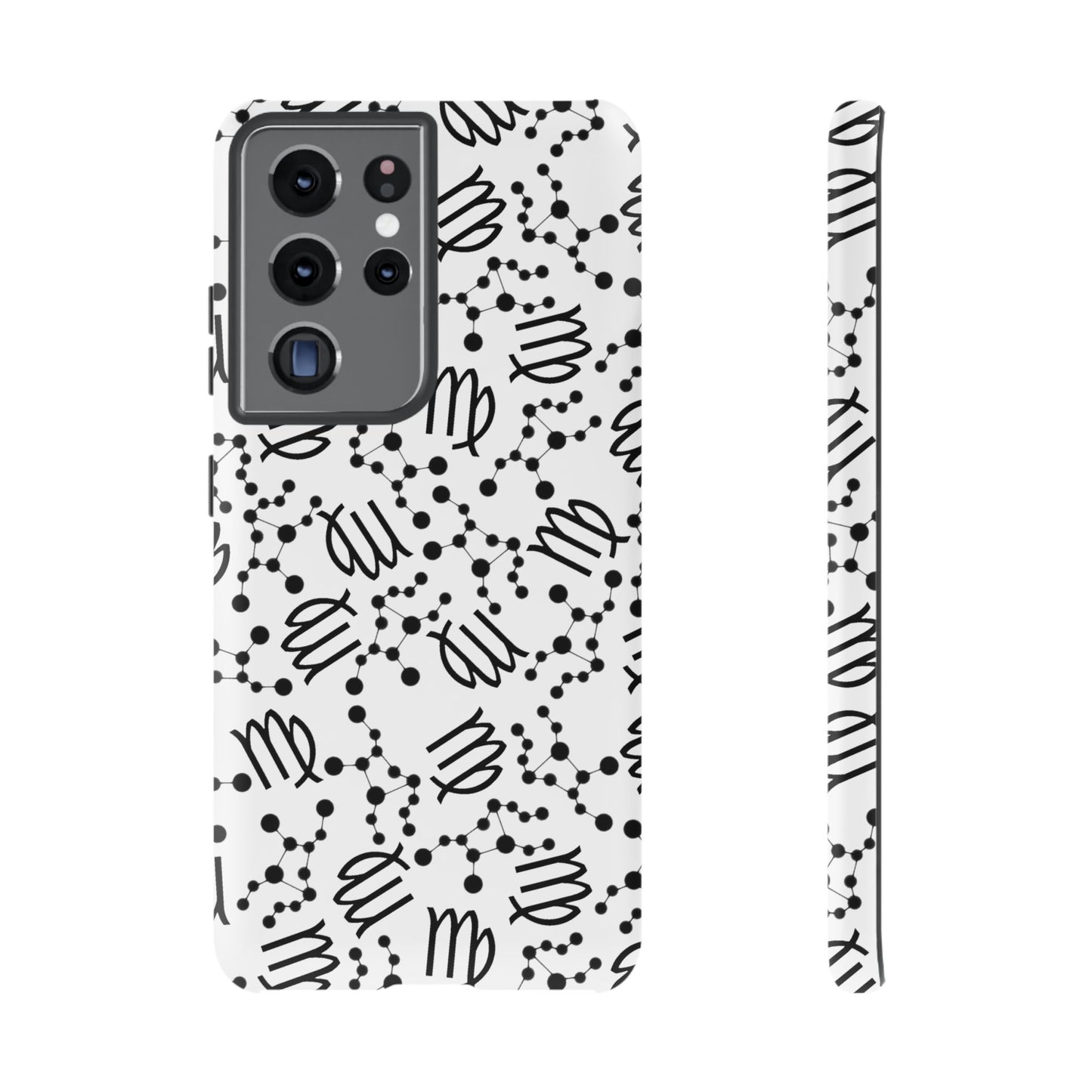 Tough Cases with the Virgo Zodiac sign for iPhone, Samsung Galaxy, and Google Pixel devices