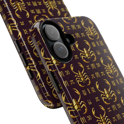 Tough Cases, Scorpio, Zodiac v2, Metal Pattern