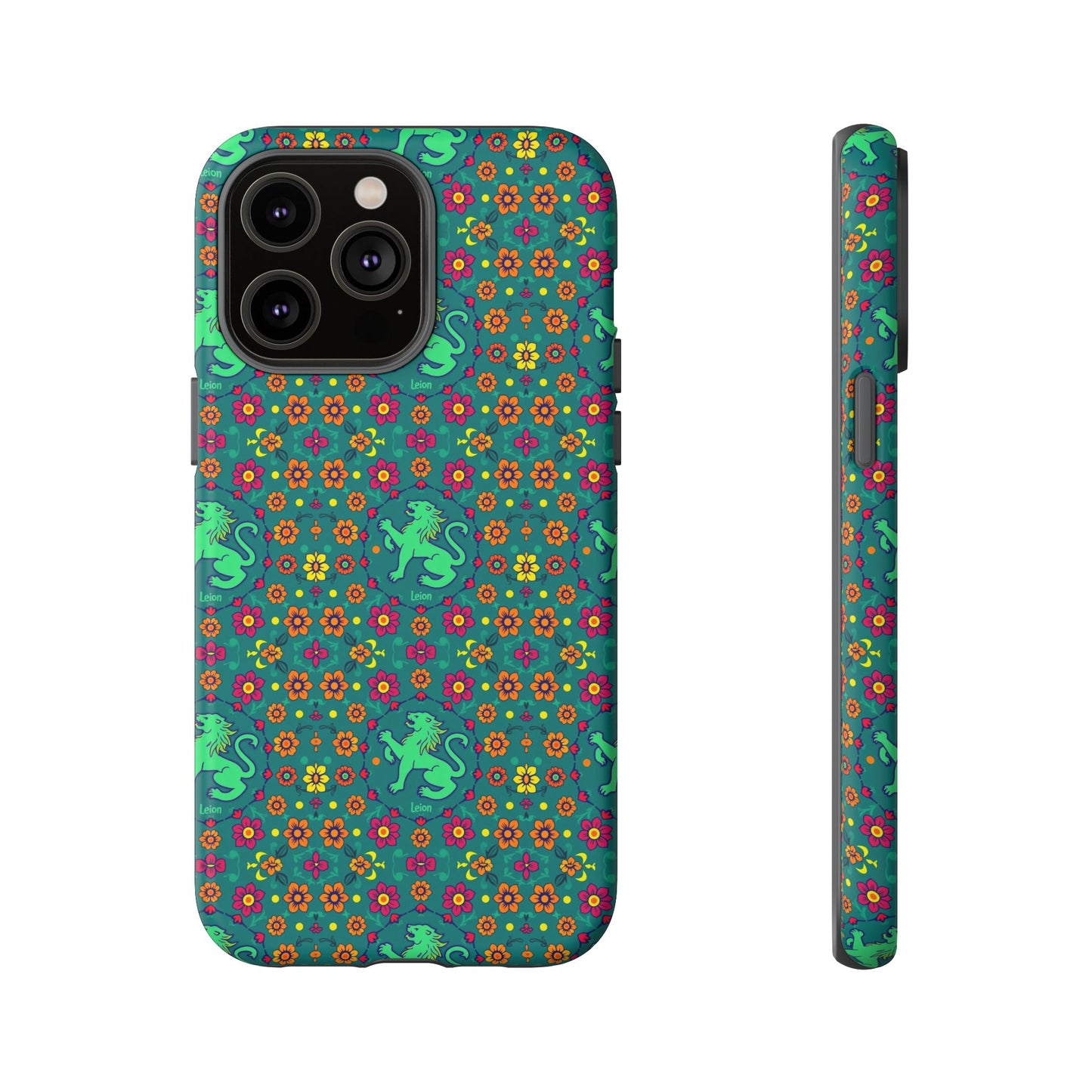 Tough Cases, Leo, Zodiac v3, Flower Pattern