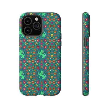 Tough Cases, Leo, Zodiac v3, Flower Pattern