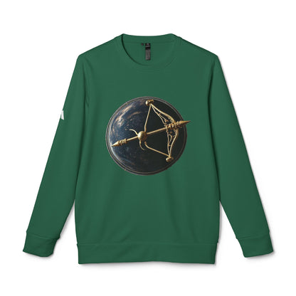 Adidas, Unisex Fleece Crewneck Sweatshirt, Sagittarius, Pop Art, Zodiac